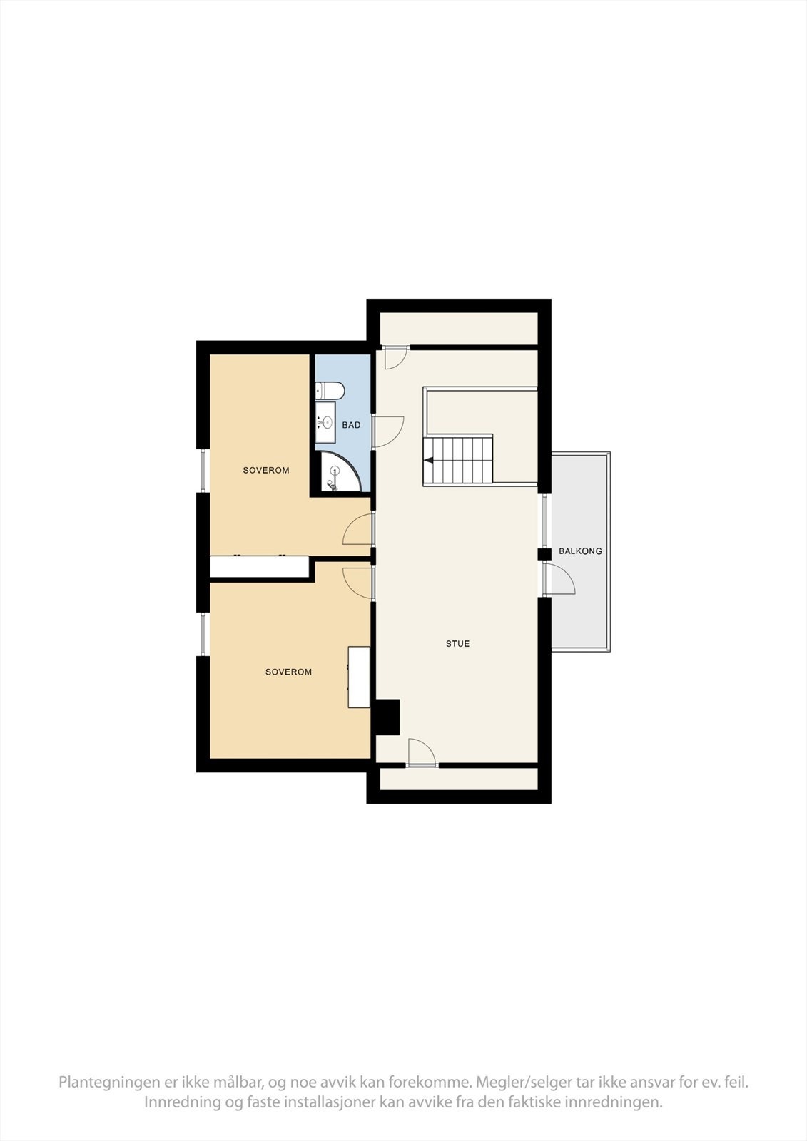 Plantegning 2. etasje Galleribilde