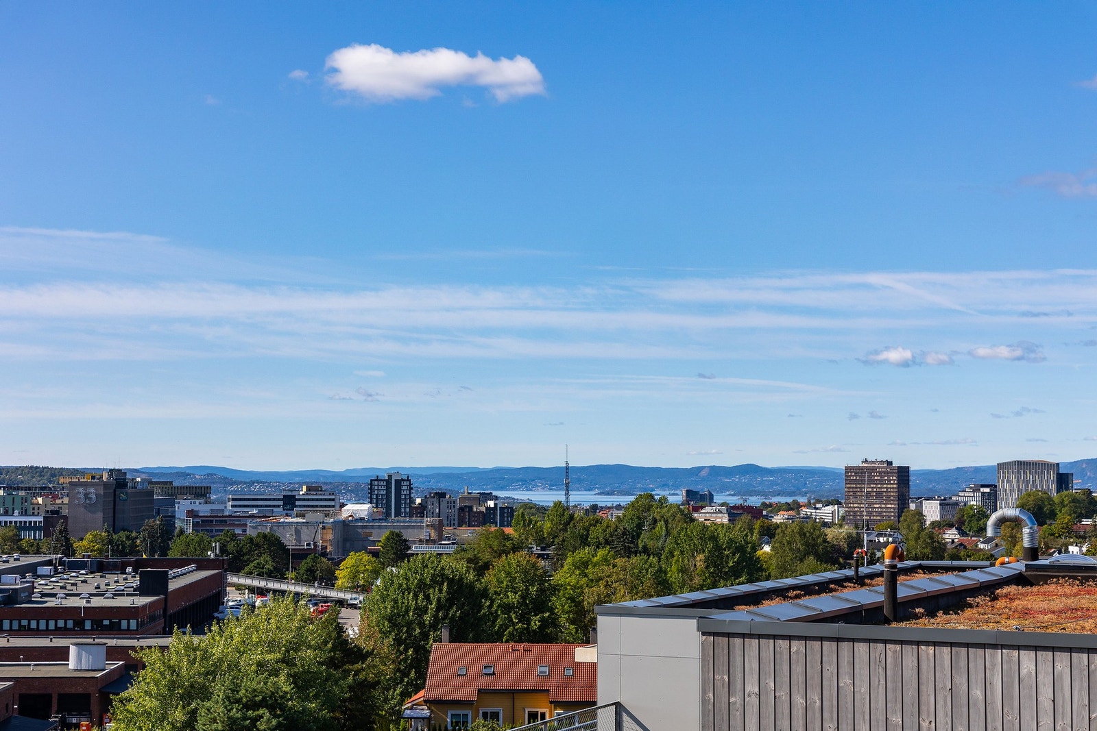 Her ser man helt til Oslofjorden Galleribilde