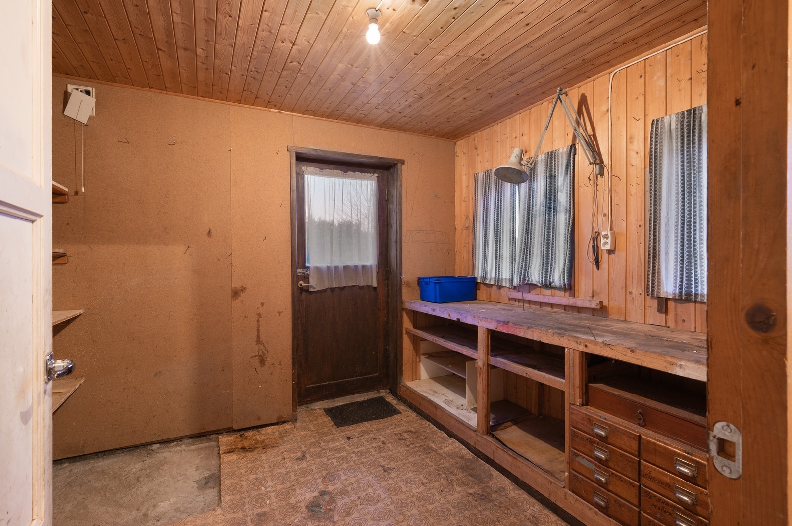 Tilknyttet vaskerommet ligger en bod på 9,9 m² Galleribilde