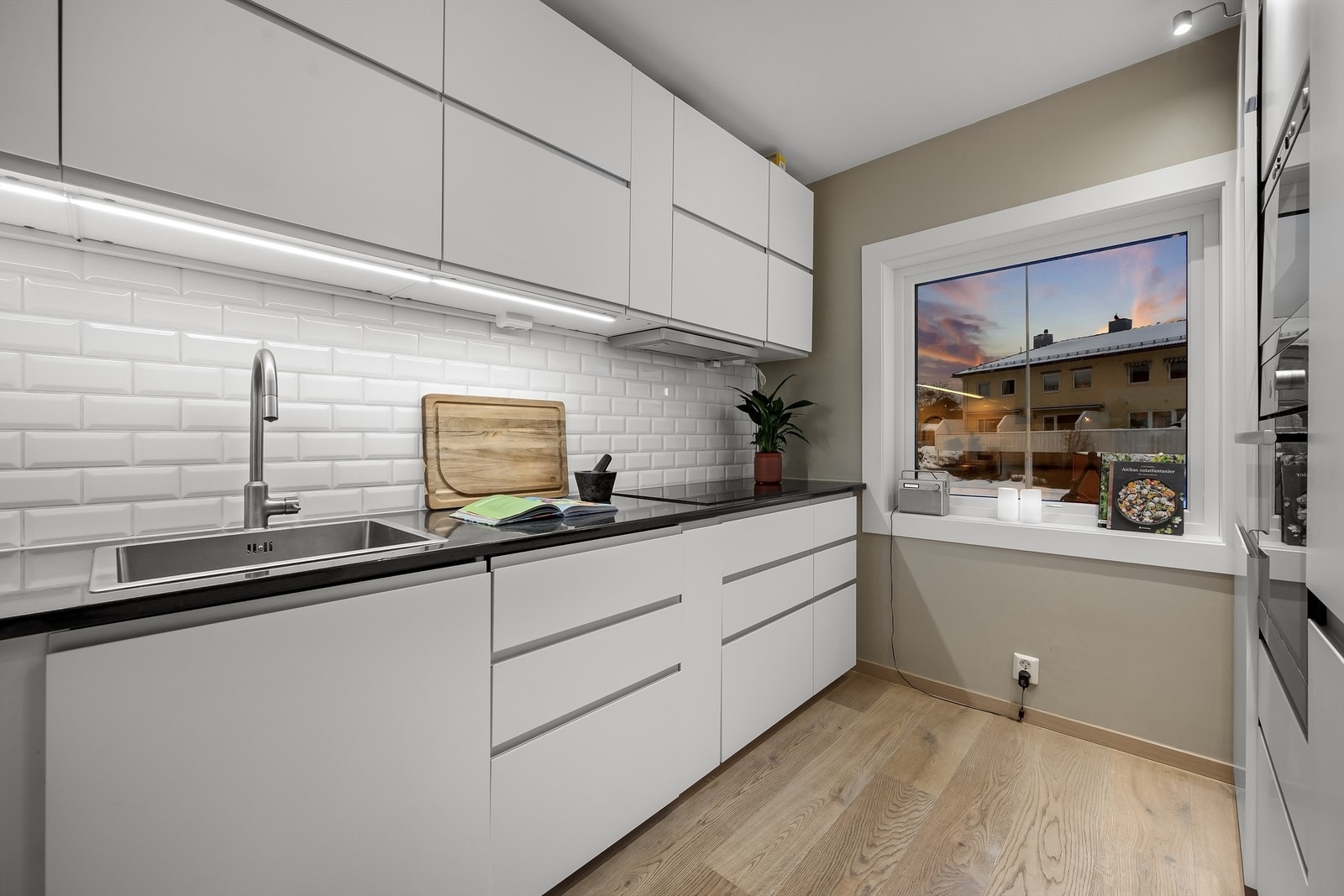 Hyggelig kveldsstemning. Galleribilde