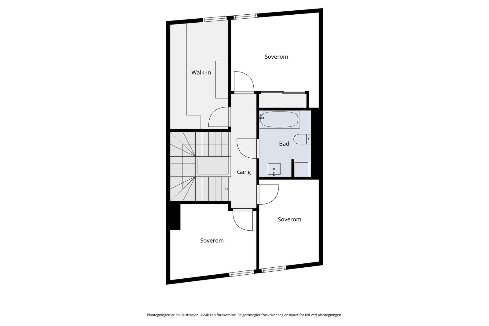 Plantegning 2. etasje. Galleribilde