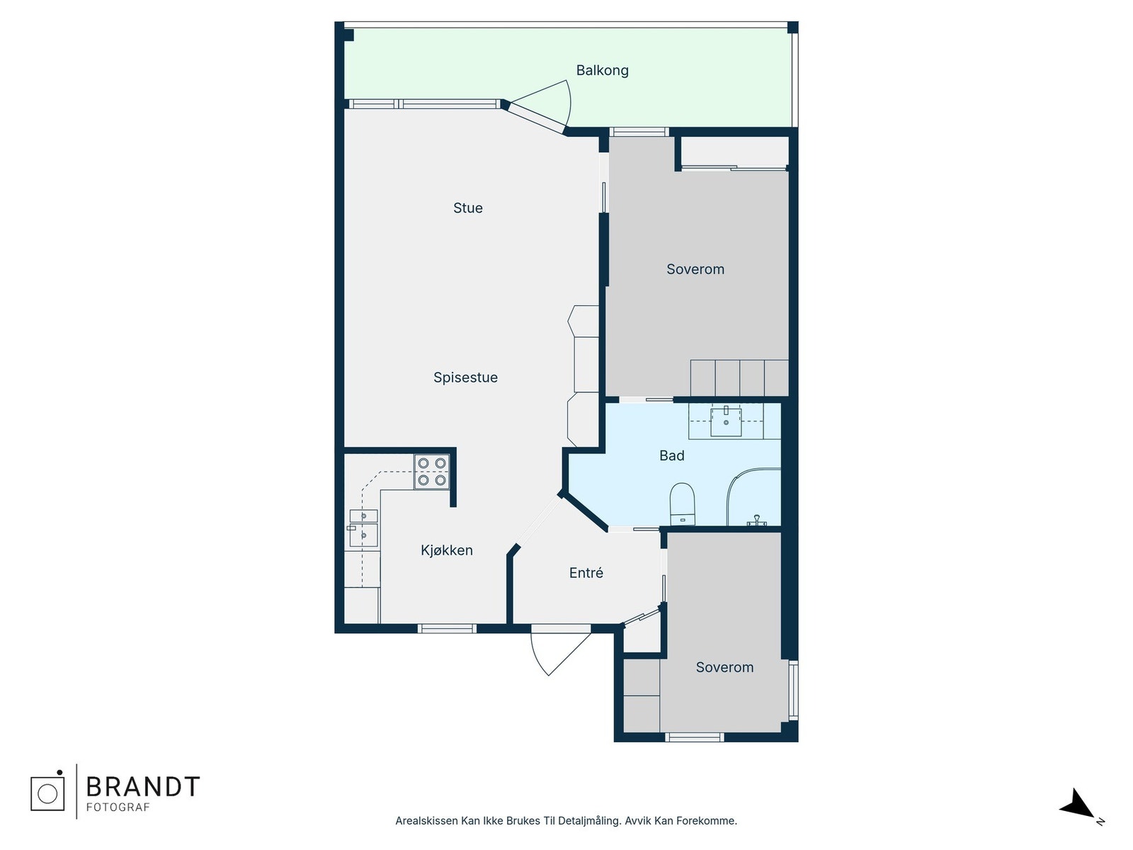 Plantegning Sandviksveien 114 Galleribilde