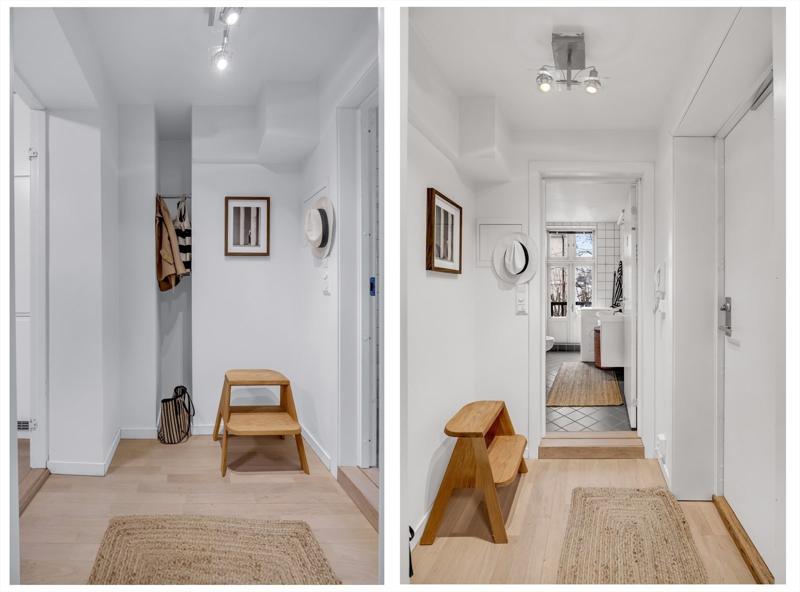 Fra gangen er det adkomst til baderommet. Galleribilde