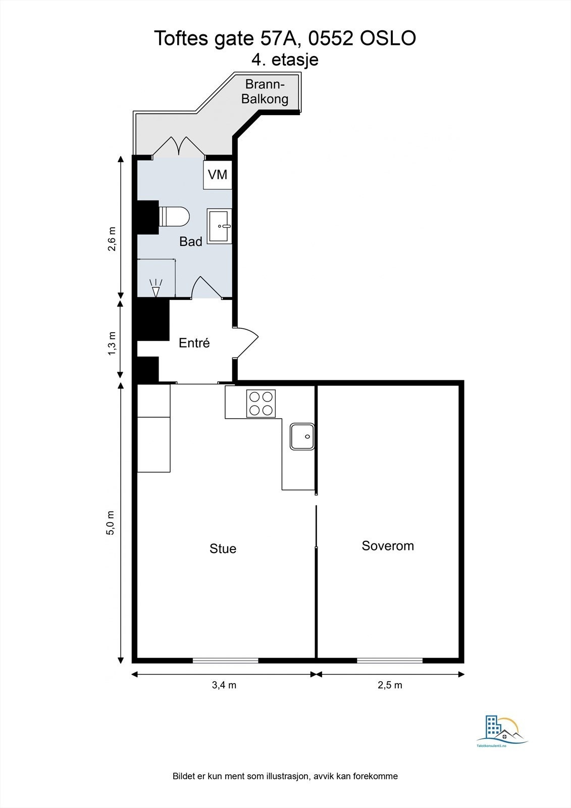 Plantegning til orientering. Galleribilde