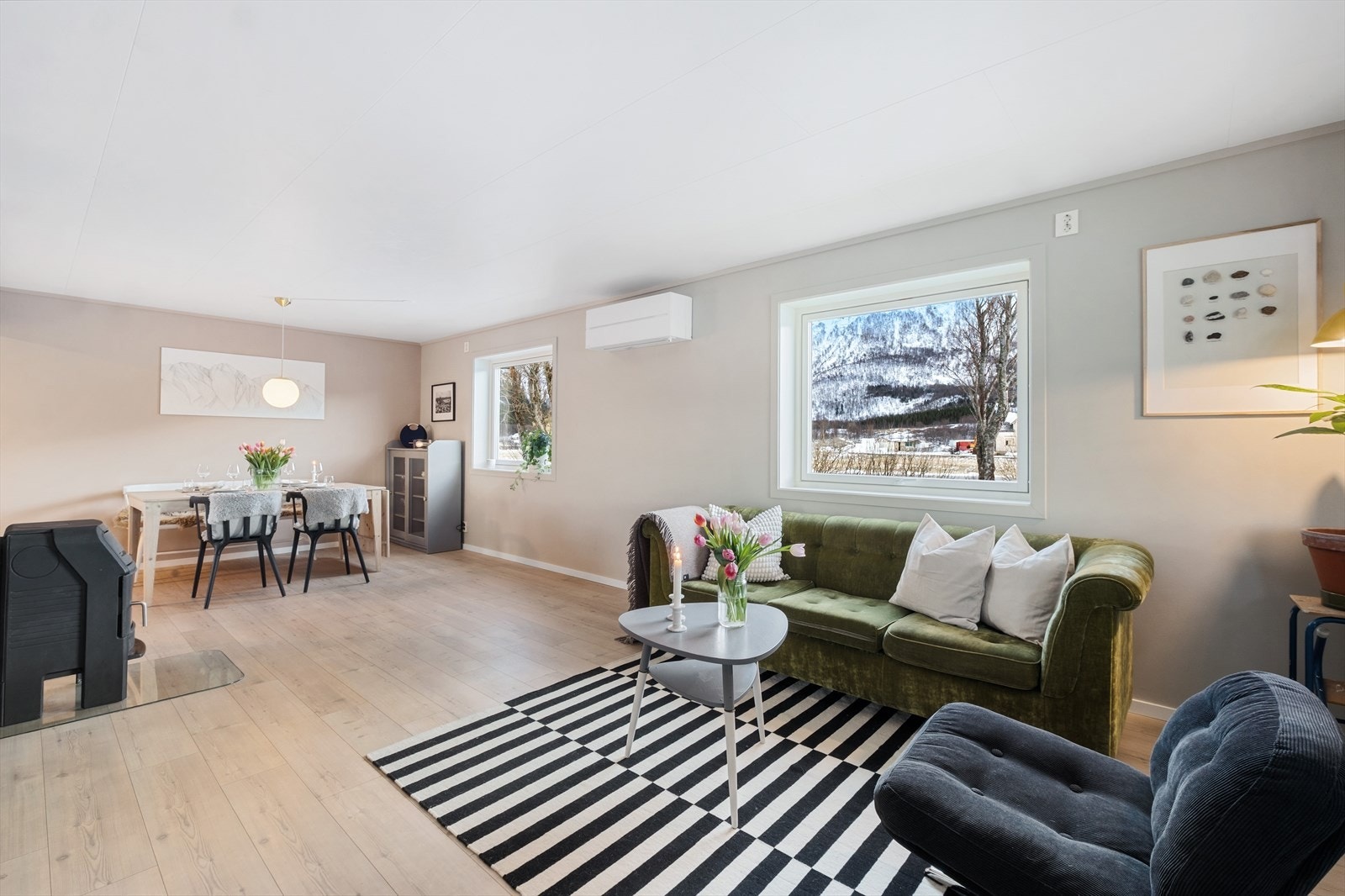 Peisovn gir en trivelig atmosfære på kjølige dager. Galleribilde