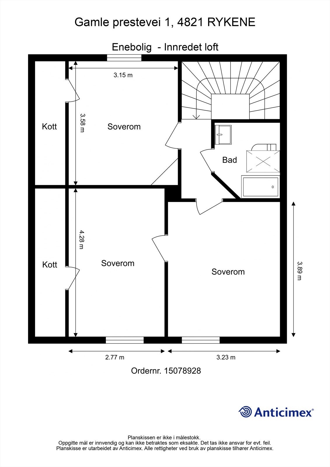 Plantegning 2. etasje. Galleribilde