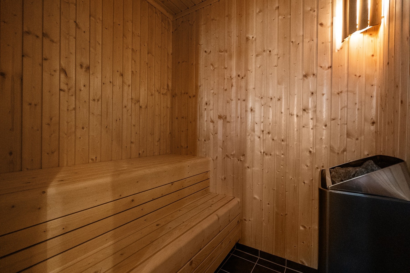 Badstue - perfekt for avslapning etter lange dager ute. Galleribilde