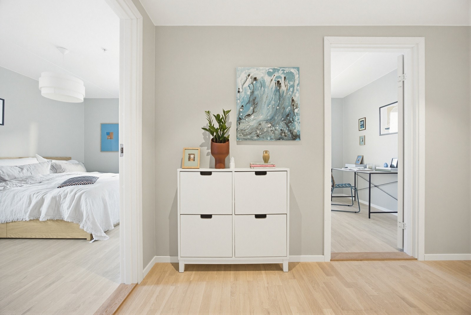 Gang mellom soverommene. Galleribilde