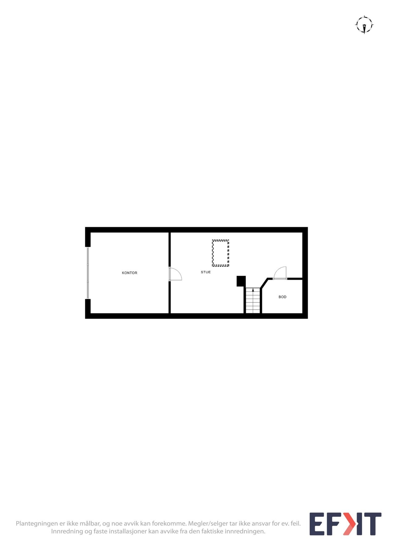 Planskisse loftetasje. Galleribilde