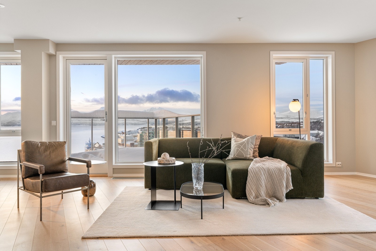 Her er det virkelig strålende sol- og utsiktsforhold. Galleribilde