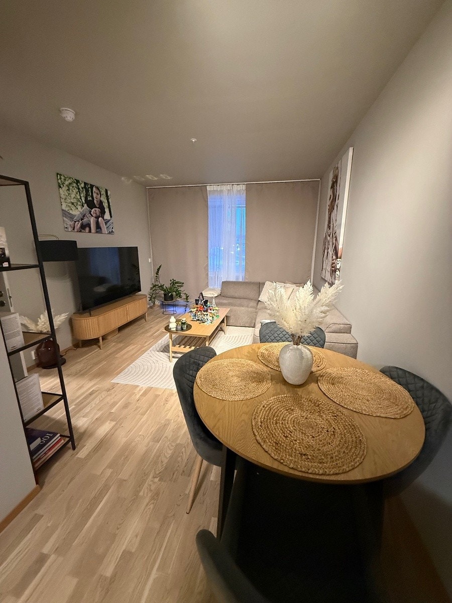 Stue møblert Galleribilde