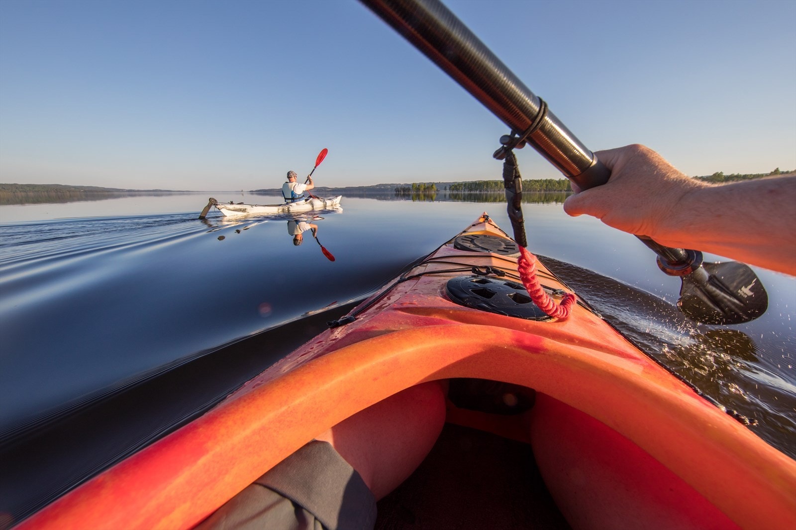 Fetsund byr på flotte friluftsmuligheter, med umiddelbar nærhet til naturen - blant annet kajakkpadling og naturopplevelser på Øyeren. Galleribilde