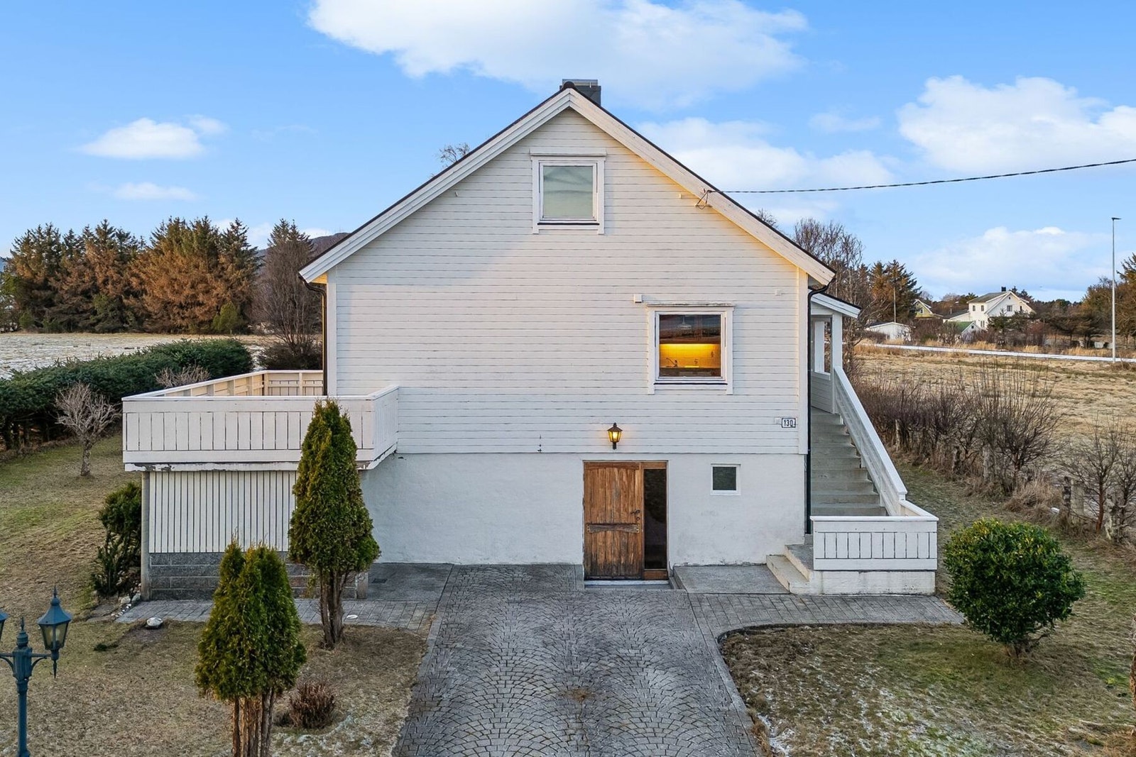 Pent opparbeidet tomt. Galleribilde