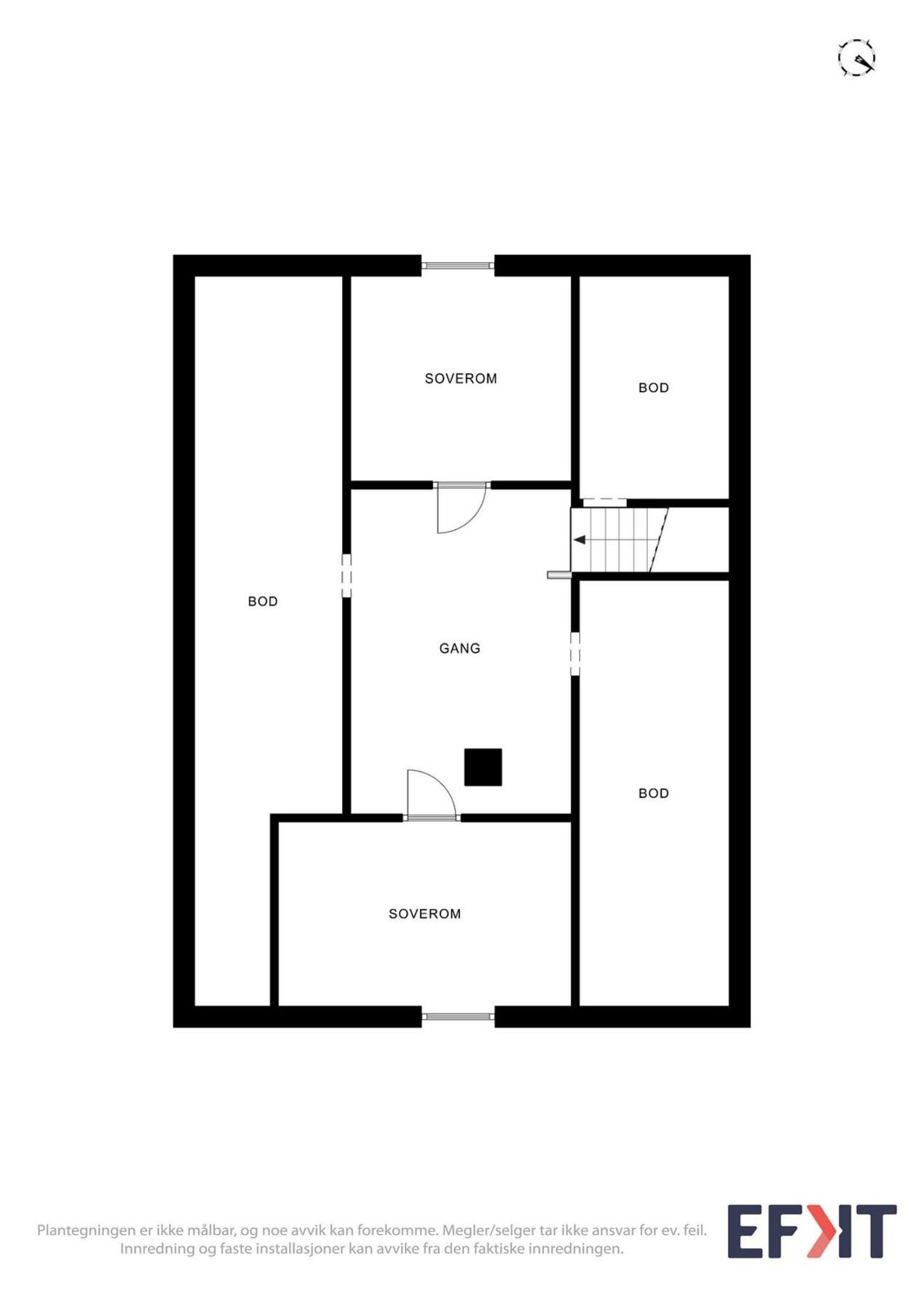 Planskisse - loft Galleribilde