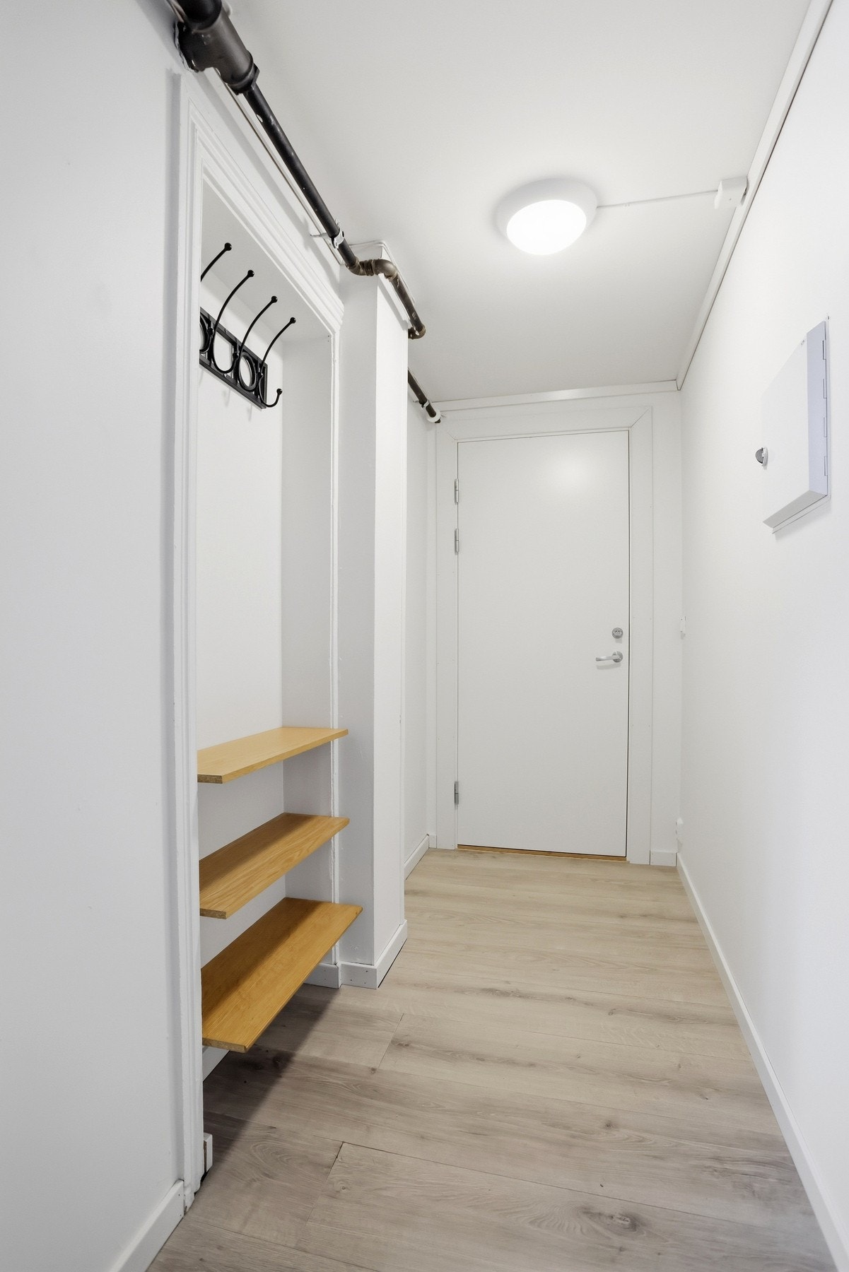 Det er nytt elektrisk anlegg og brannvarslingsanlegg i 2018. Galleribilde