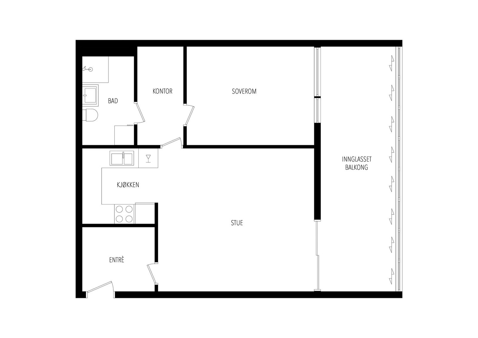 Plantegning. Galleribilde