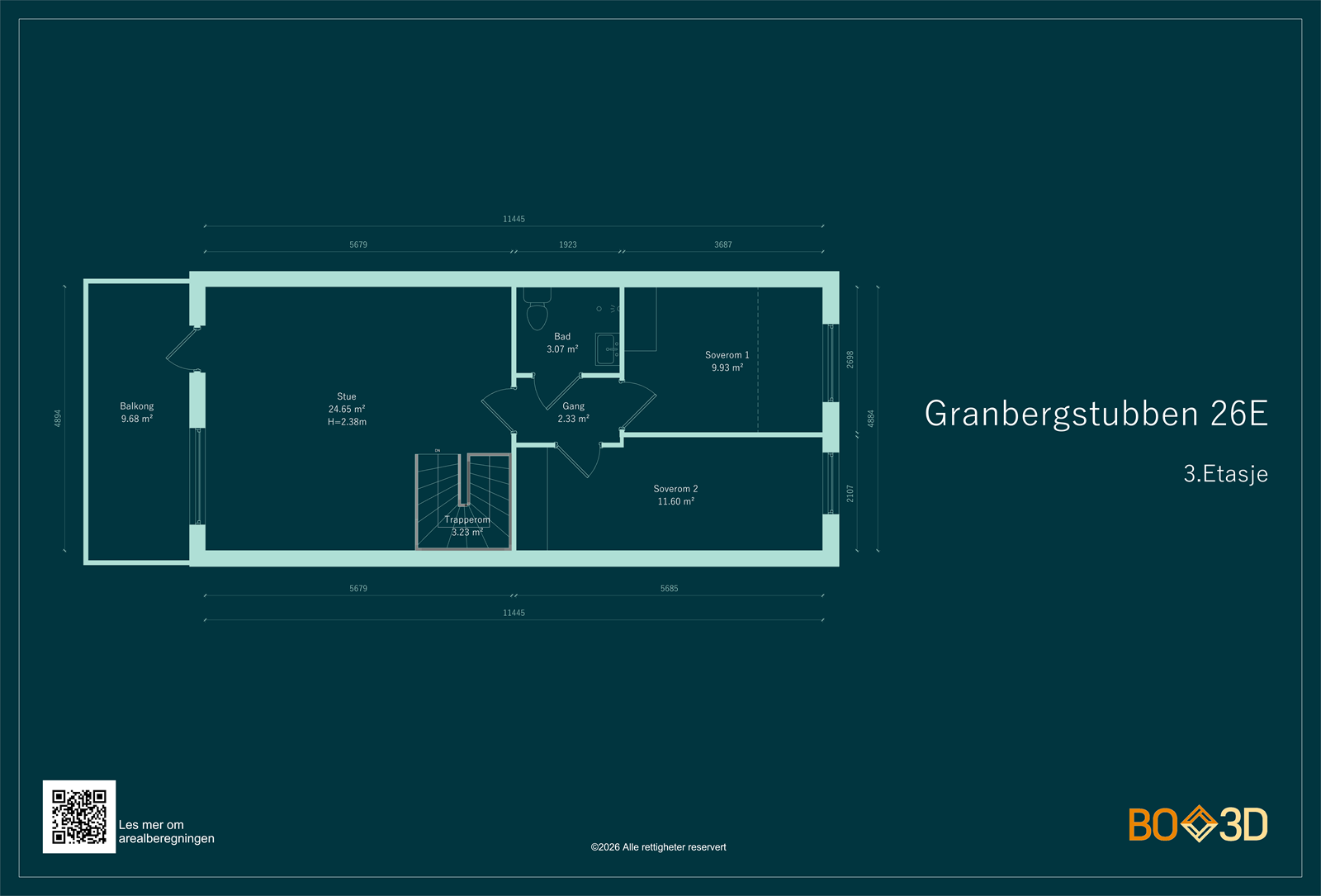 Granbergstubben 26E-3.etasje Galleribilde