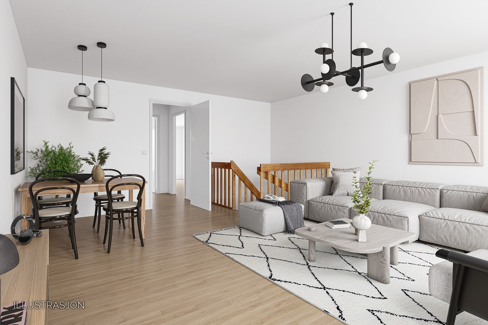 4-roms oppussingsobjekt med stort potenstale! (Digital illustrasjon) Galleribilde