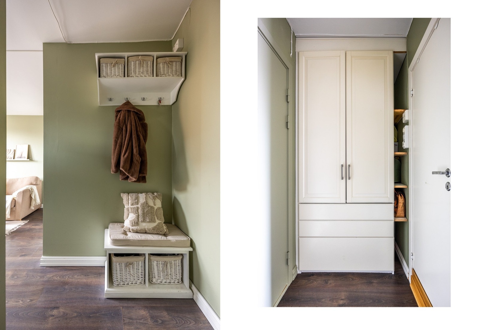 Pen entré med adkomst via felles trappeoppgang med heis og dørcalling. Galleribilde