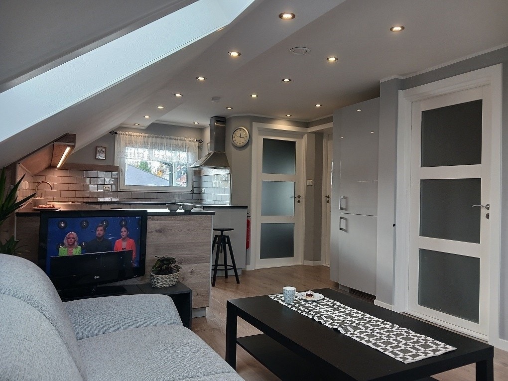 apen stua med kjokken Galleribilde