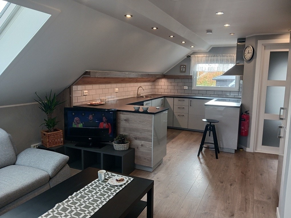 apen stua med kjokken Galleribilde