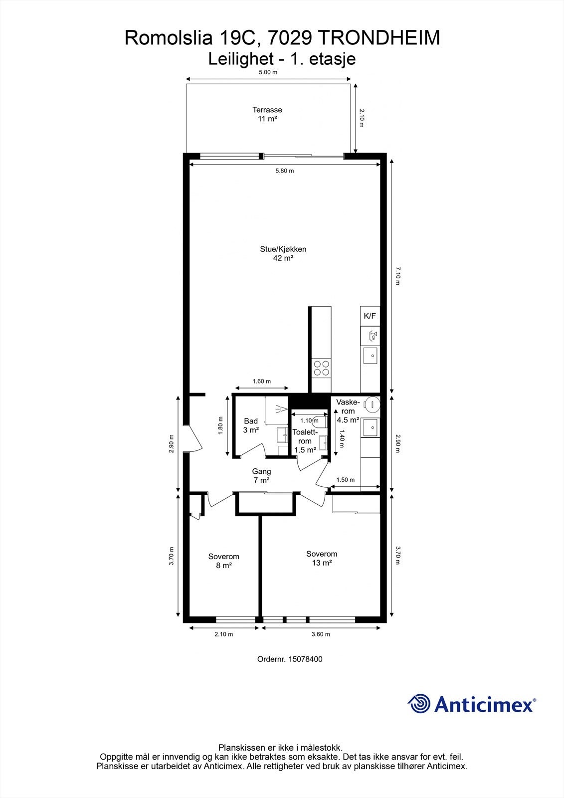 Planskisse. Galleribilde