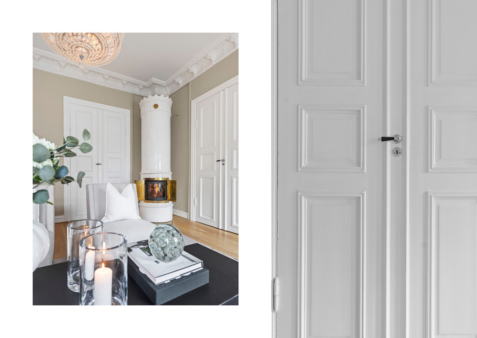 Her kombineres historiske detaljer med moderne komfort på sømløst vis. Galleribilde