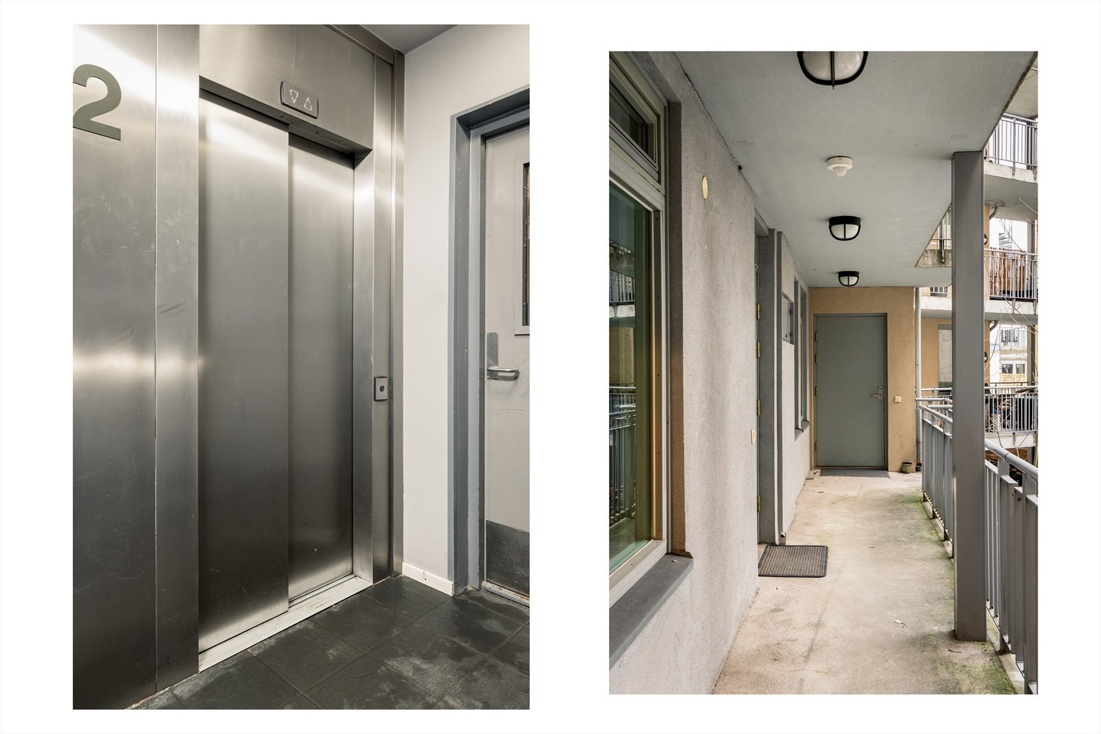 Personheis gir enkel adkomst til leiligheten fra fellesområdene. Galleribilde