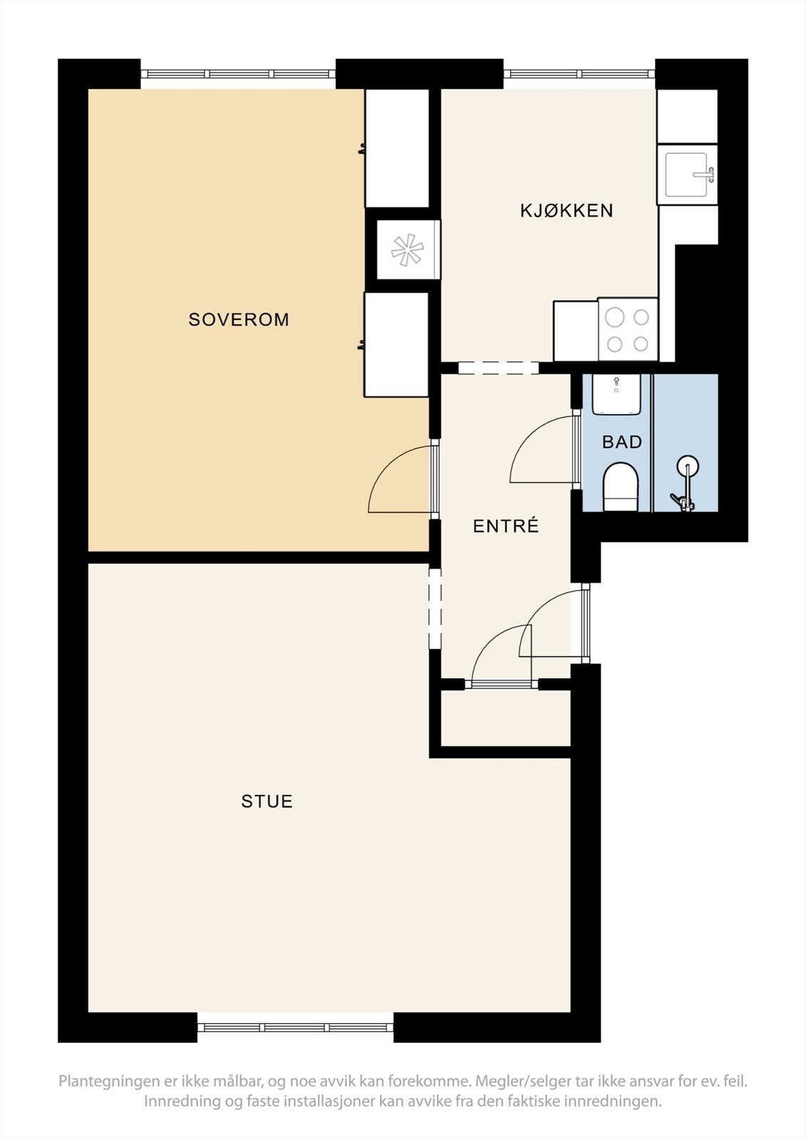 Plantegning Galleribilde