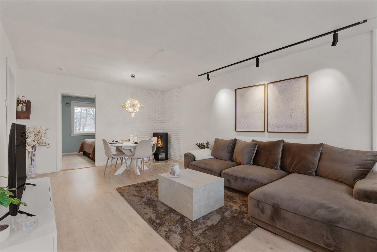 Leiligheten har gjennomgått oppgraderinger i nyere tid Galleribilde