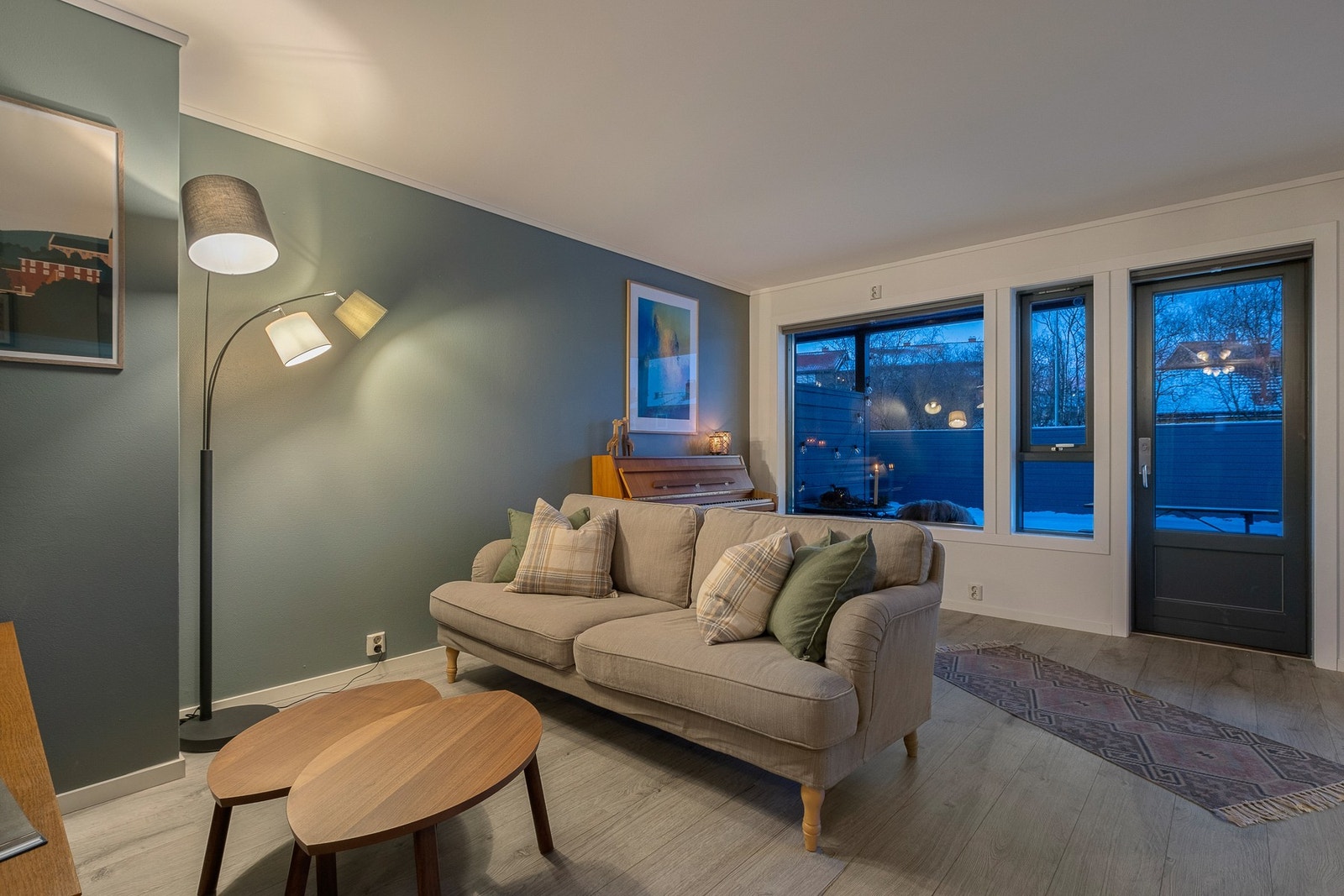 Her er det god plass til ønsket møblement Galleribilde