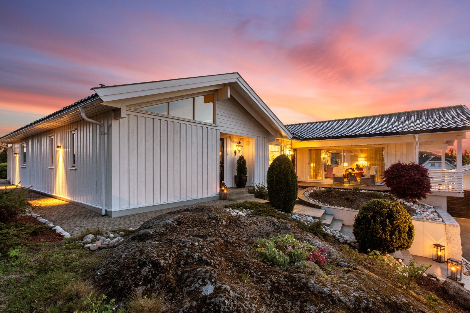 Boligen har unik utforming tegnet spesielt for denne selgeren, som har bodd her i 50 år. Galleribilde