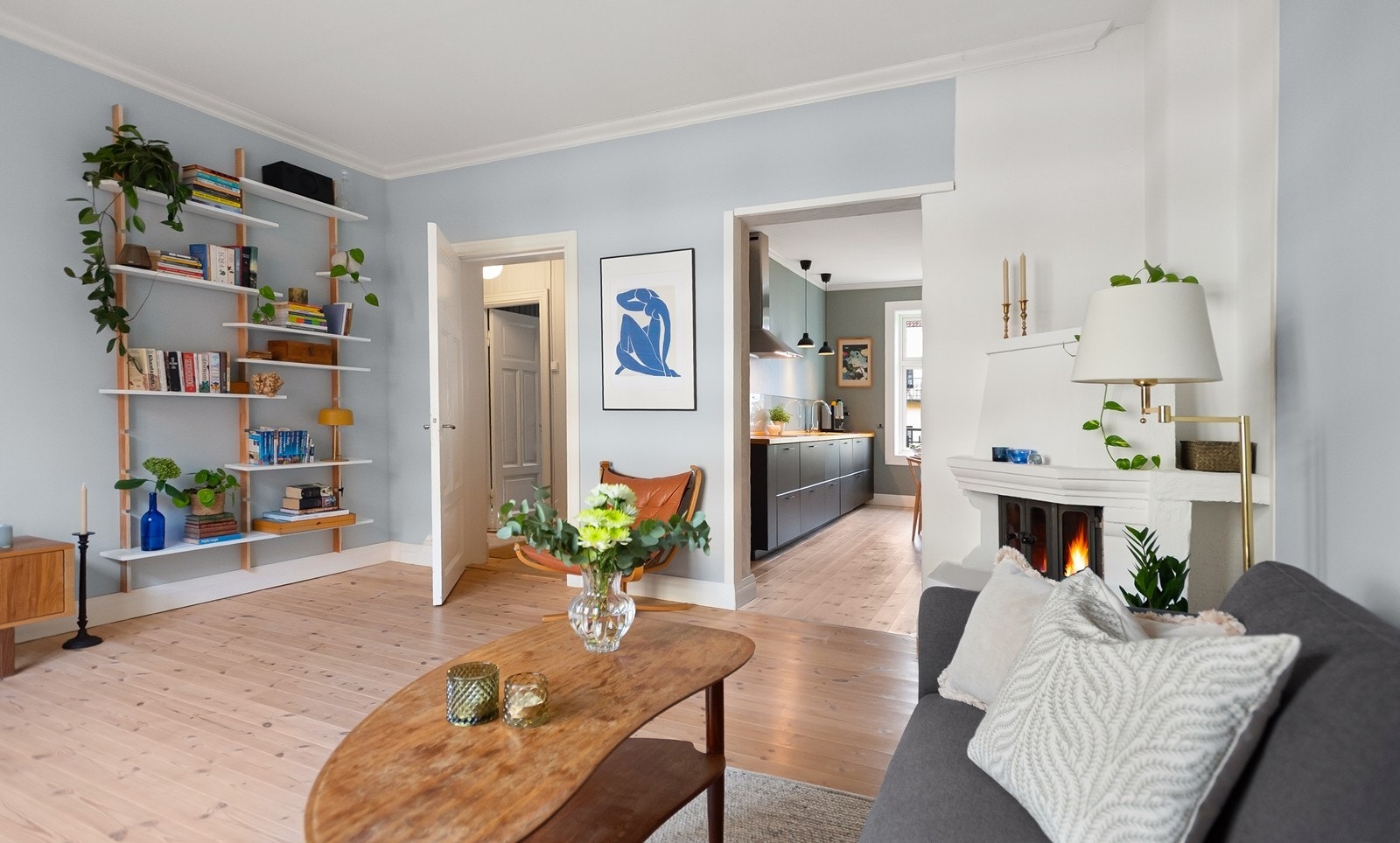 En optimal planløsning med god størrelse på alle rom. Galleribilde