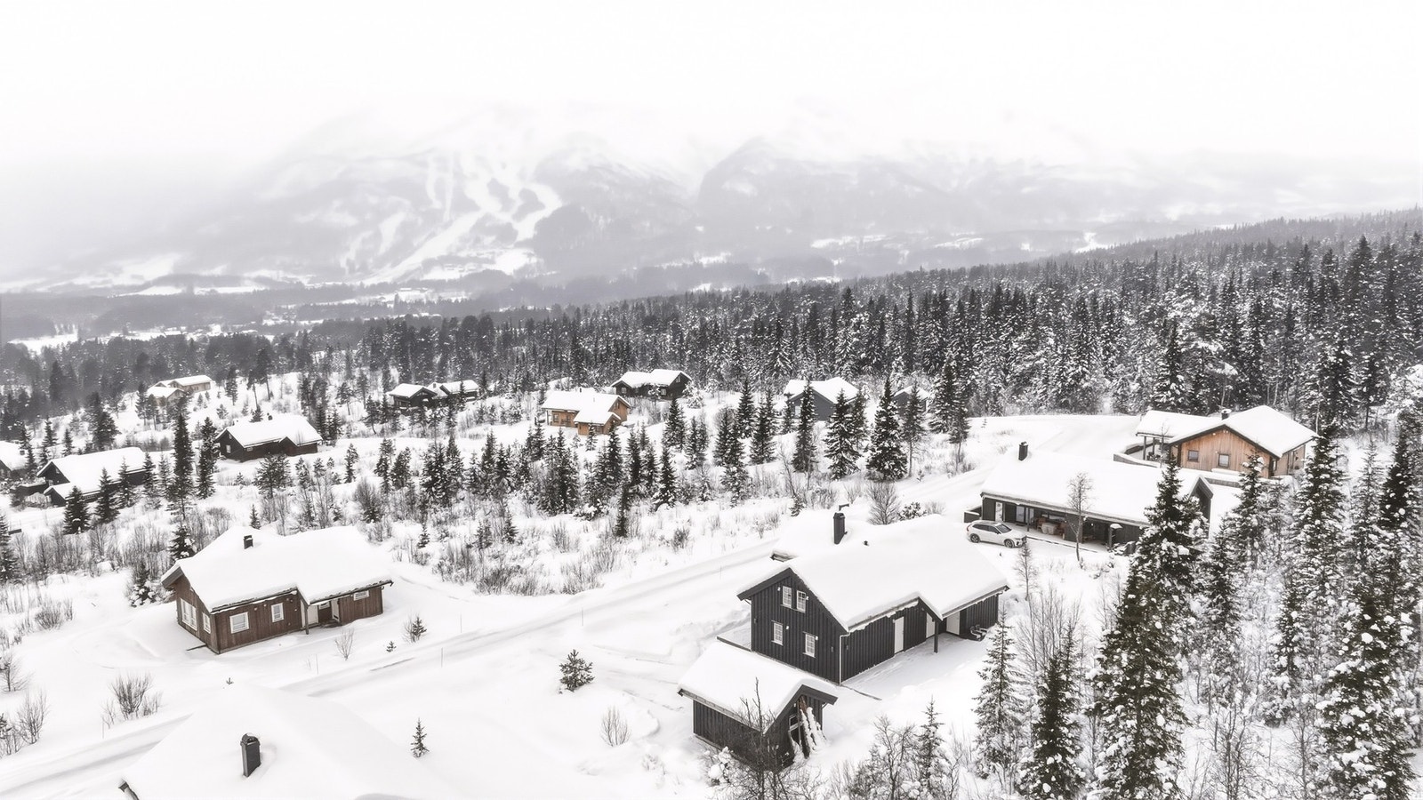 Attraktiv beliggenhet øverst i Bitumark hyttefelt på Rauland Galleribilde