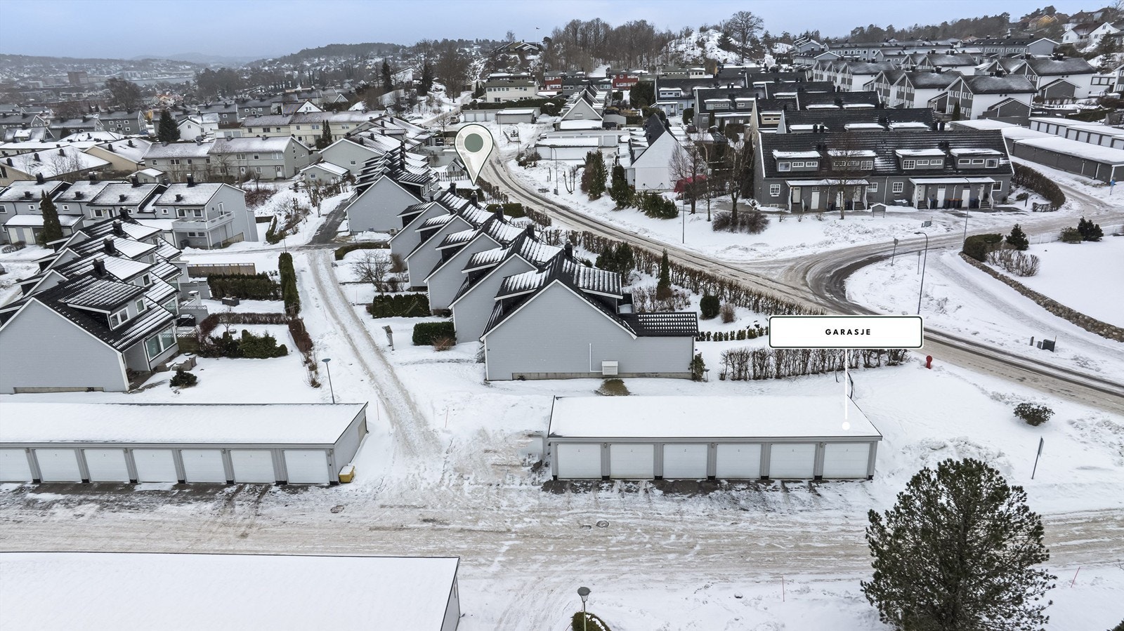 Garasje medfølger boligen Galleribilde