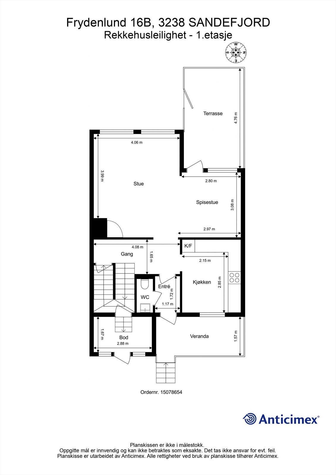 Plantegning 1.etasje Galleribilde