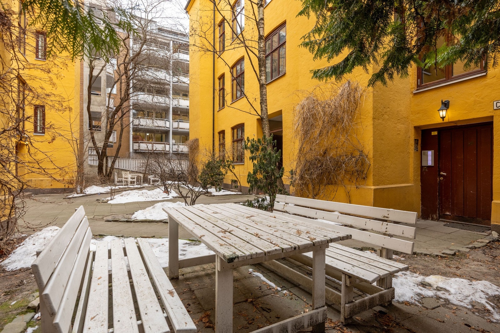 Hyggelig opparbeidet felles bakgård. Galleribilde