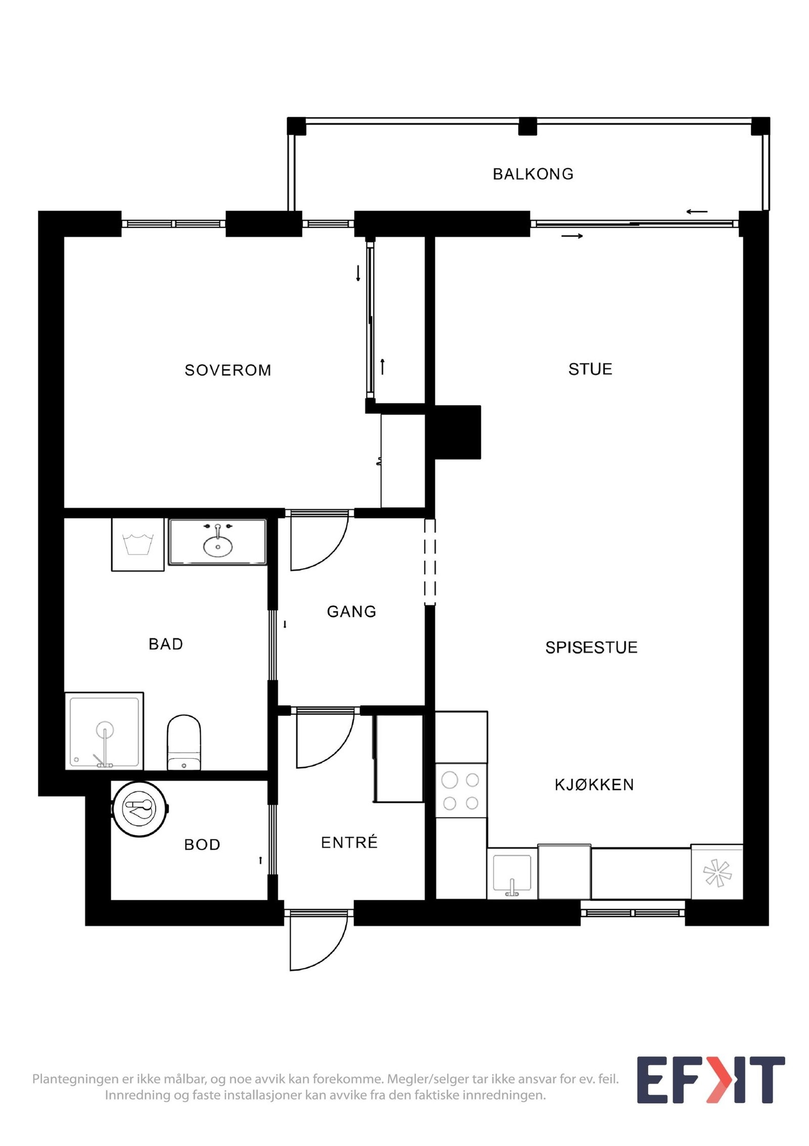 Planløsning. Galleribilde