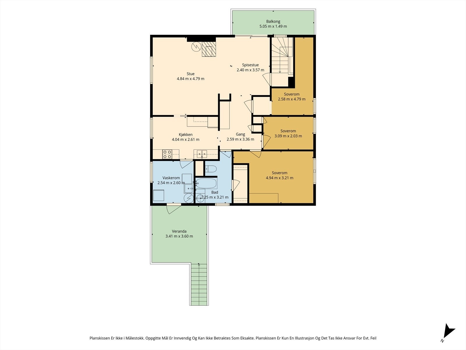 Plantegning 2. etasje. Galleribilde