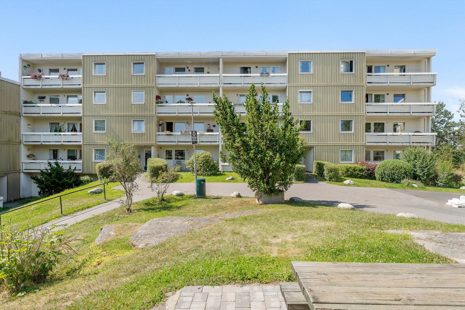 Fasade fra inngangsside Galleribilde