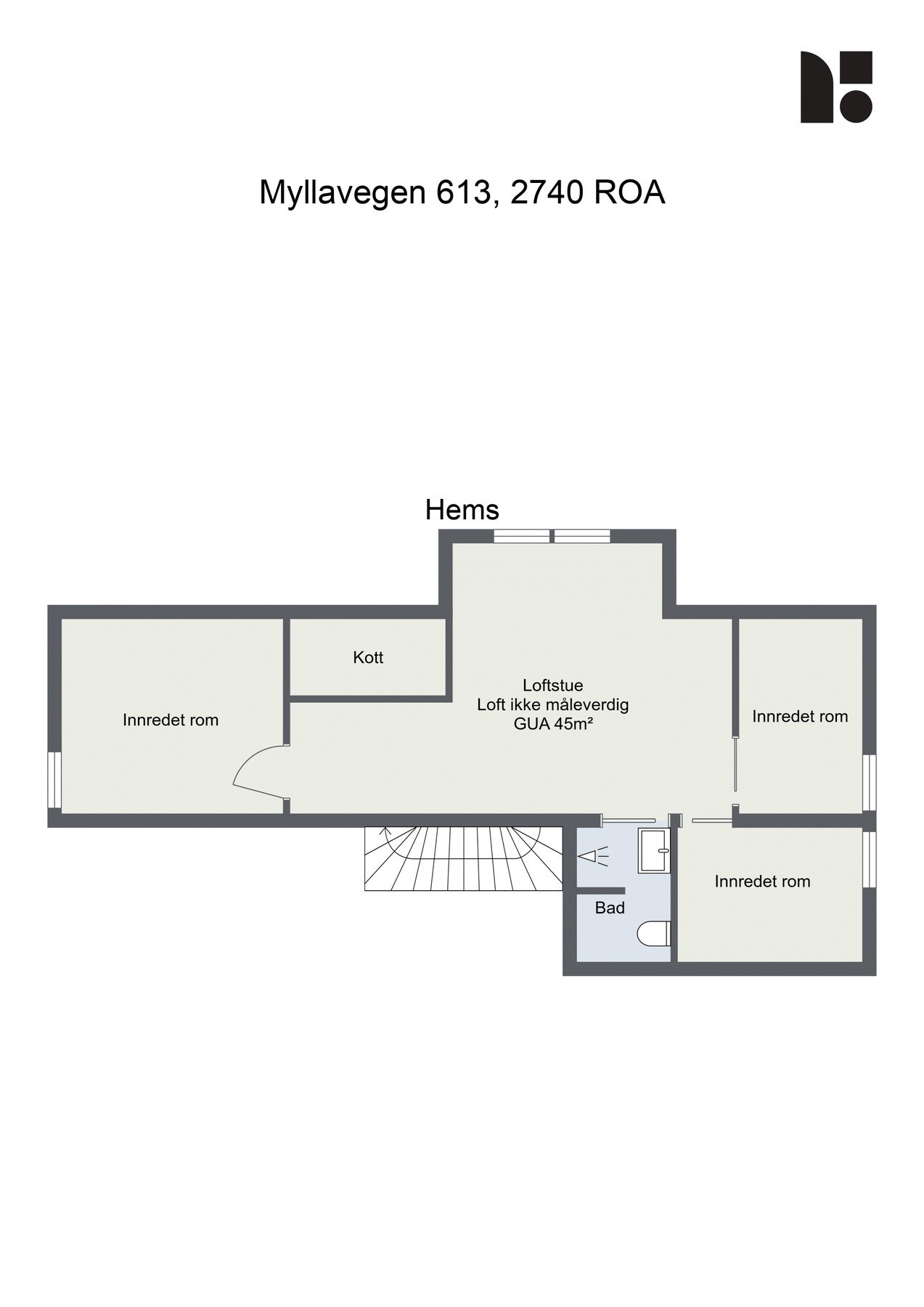 Hems er ikke godkjent til varig opphold. Galleribilde