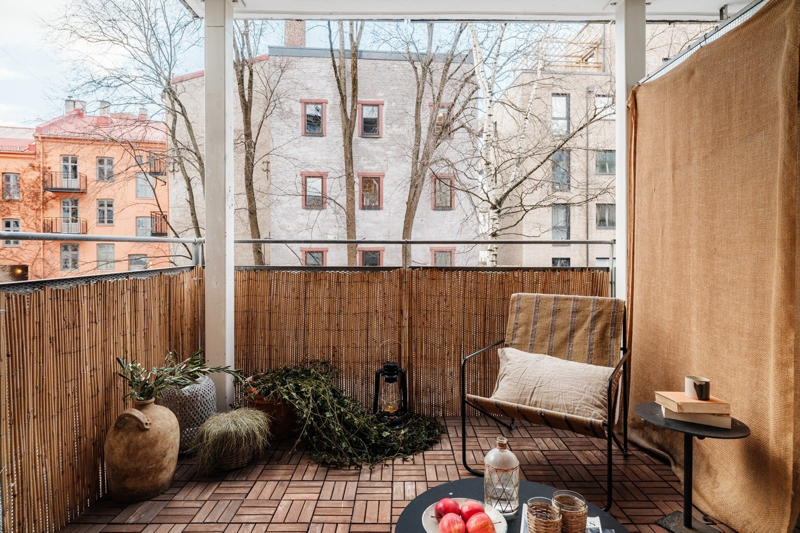 Leiligheten har en nydelig nordvestvendt balkong Galleribilde