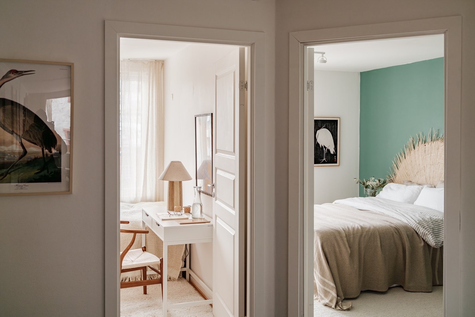 Soverommene ligger i den andre enden av leiligheten Galleribilde