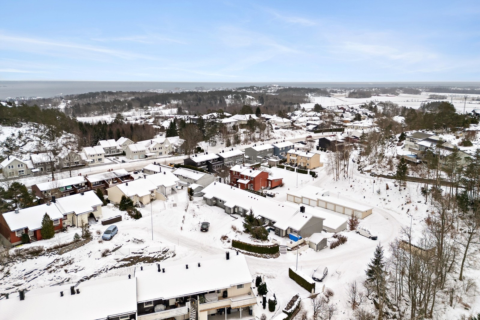 Fellesområdene i velforeningen byr på leke- og aktivitetsmuligheter for barna. Galleribilde