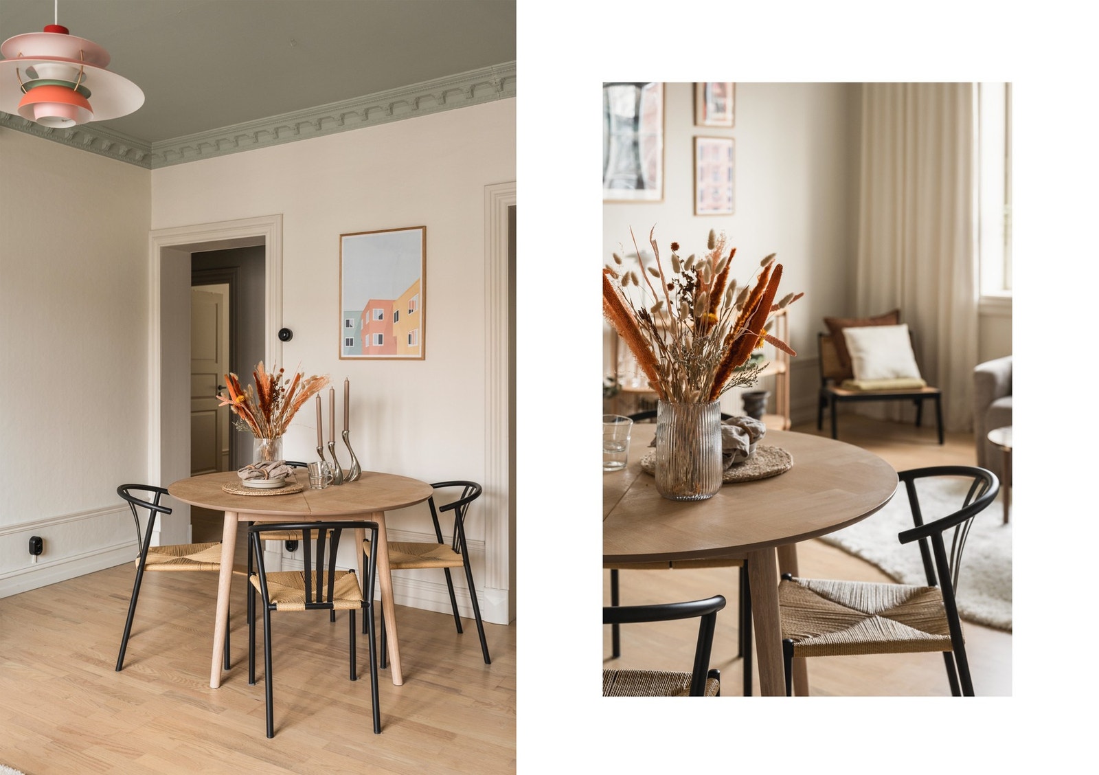 Det er god plass til spisebord. Galleribilde