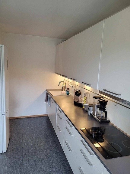 Kjøkken med oppvaskmaskin og øvrige hvitevarer Galleribilde