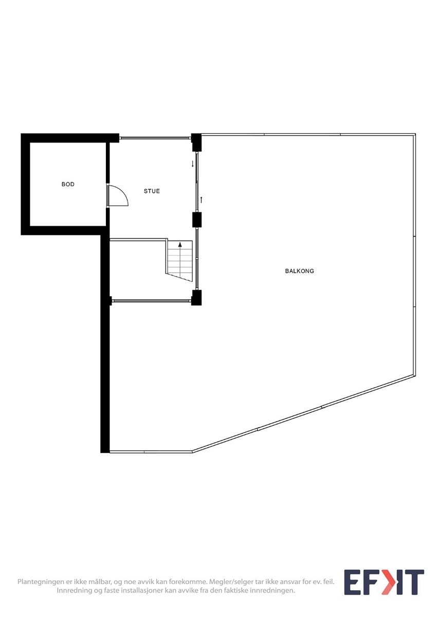 Planløsning 3. etg. Galleribilde