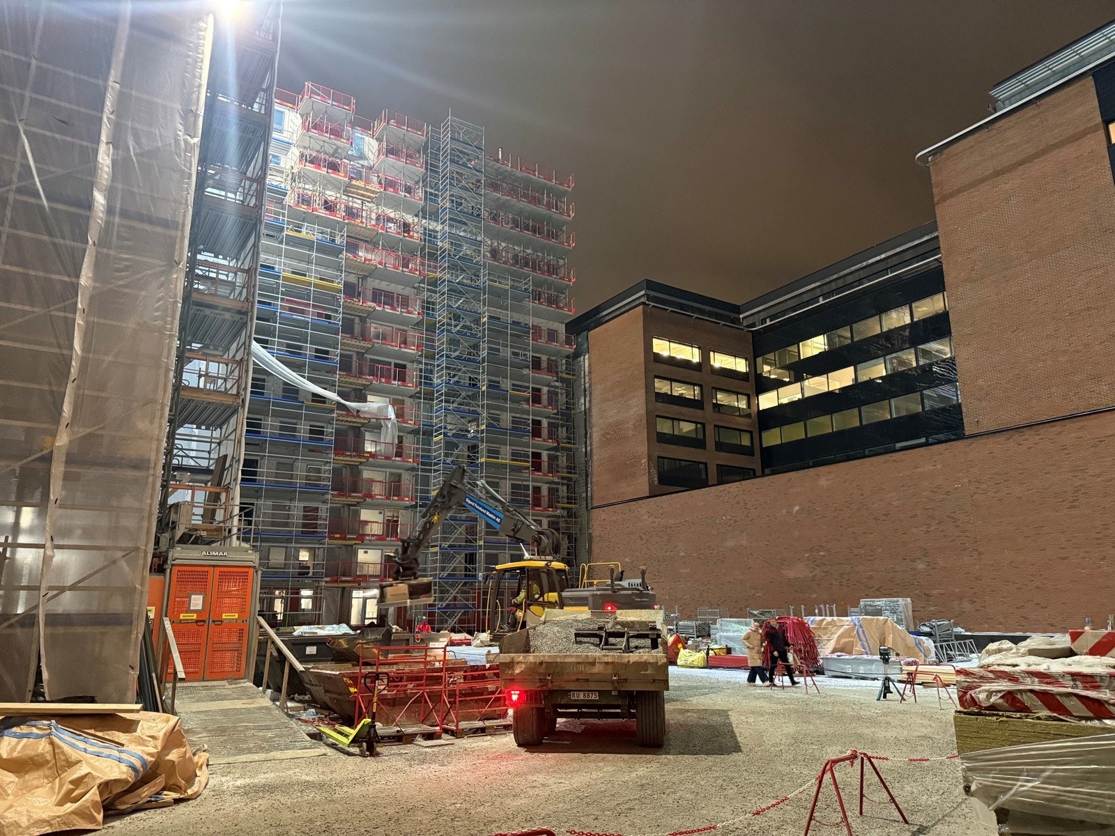 Bilde tatt på byggplass 03.02.2026 Galleribilde