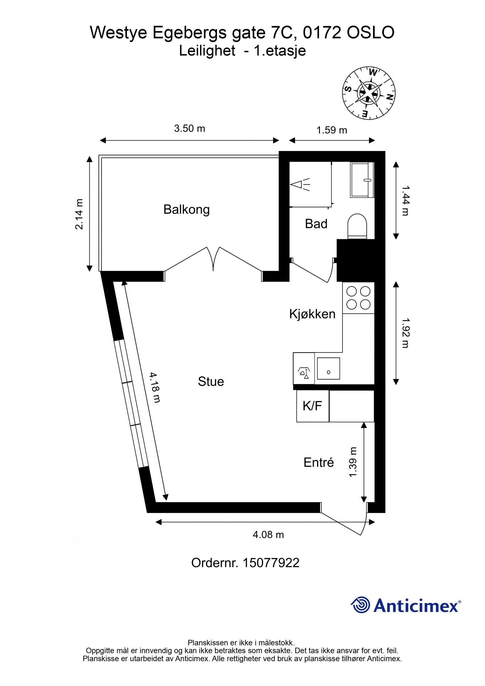 Plantegning. Galleribilde