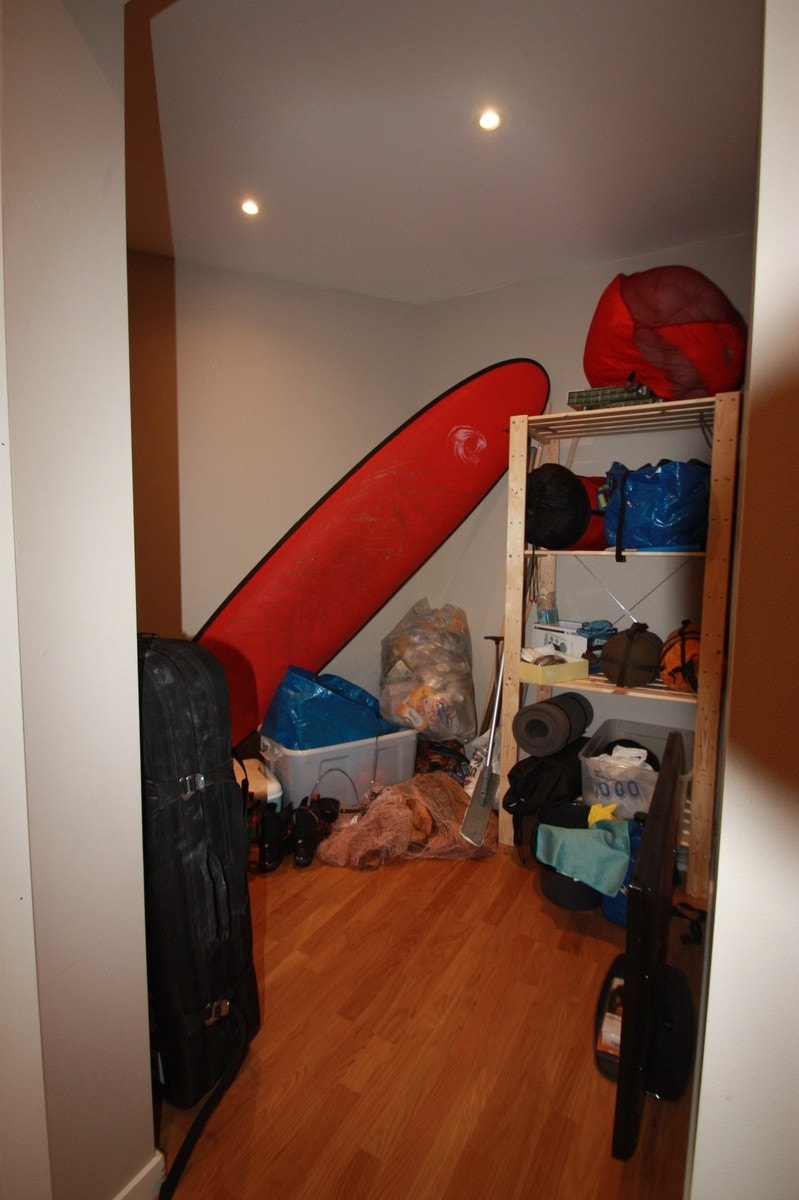 Sovealkove brukt som garderobe Galleribilde